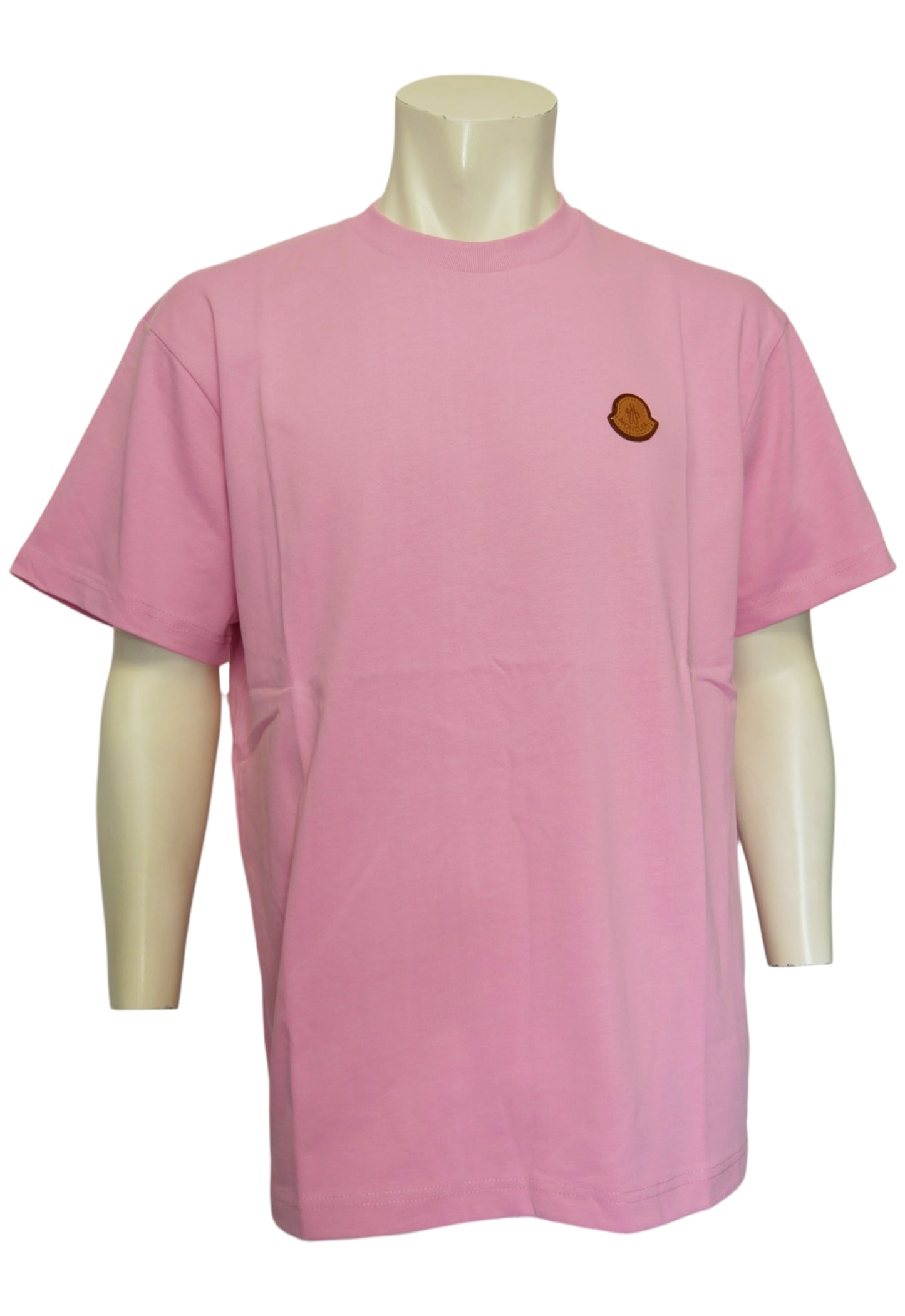 Moncler T-shirt oversize da uomo rosa
