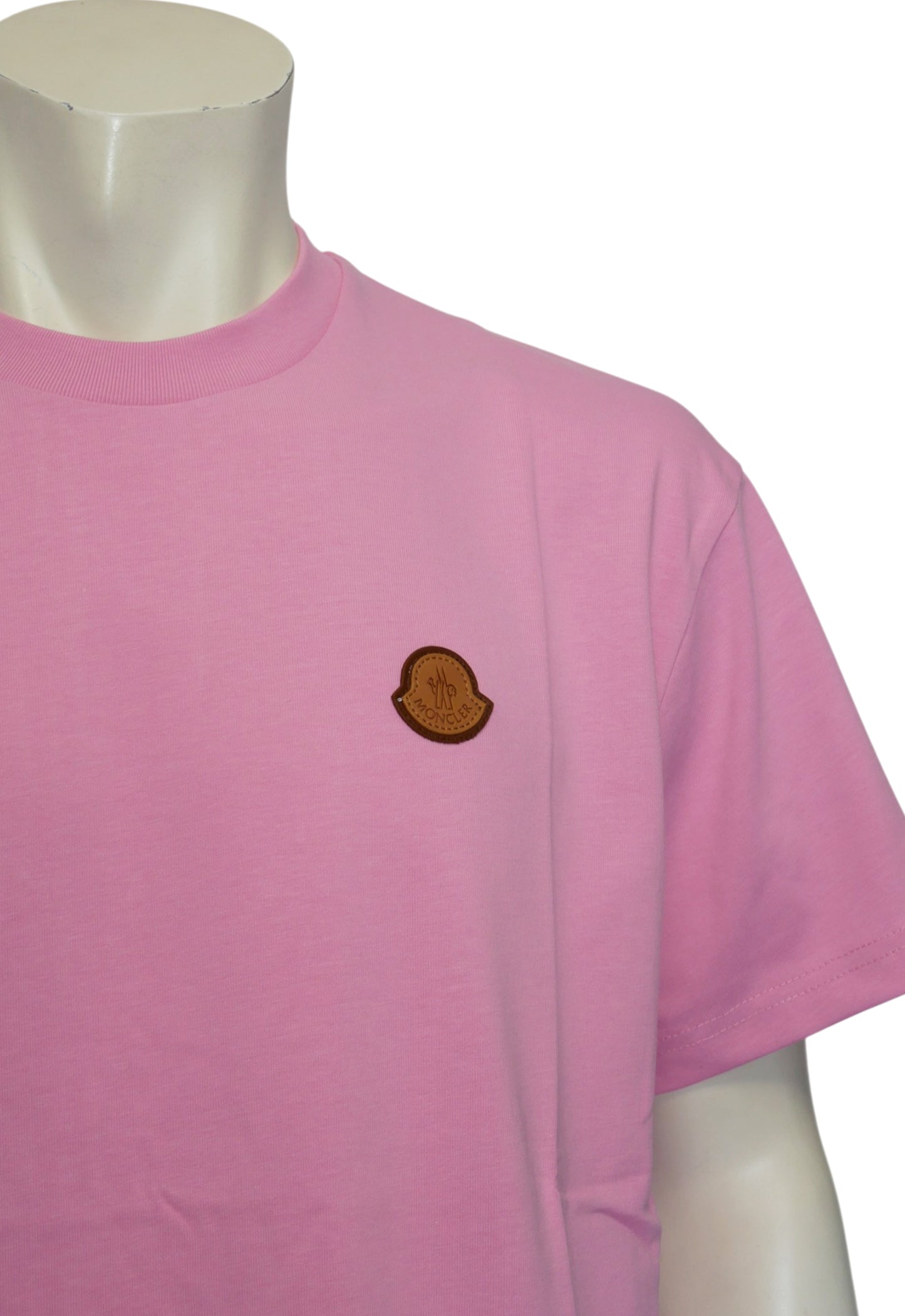 Moncler T-shirt oversize da uomo rosa