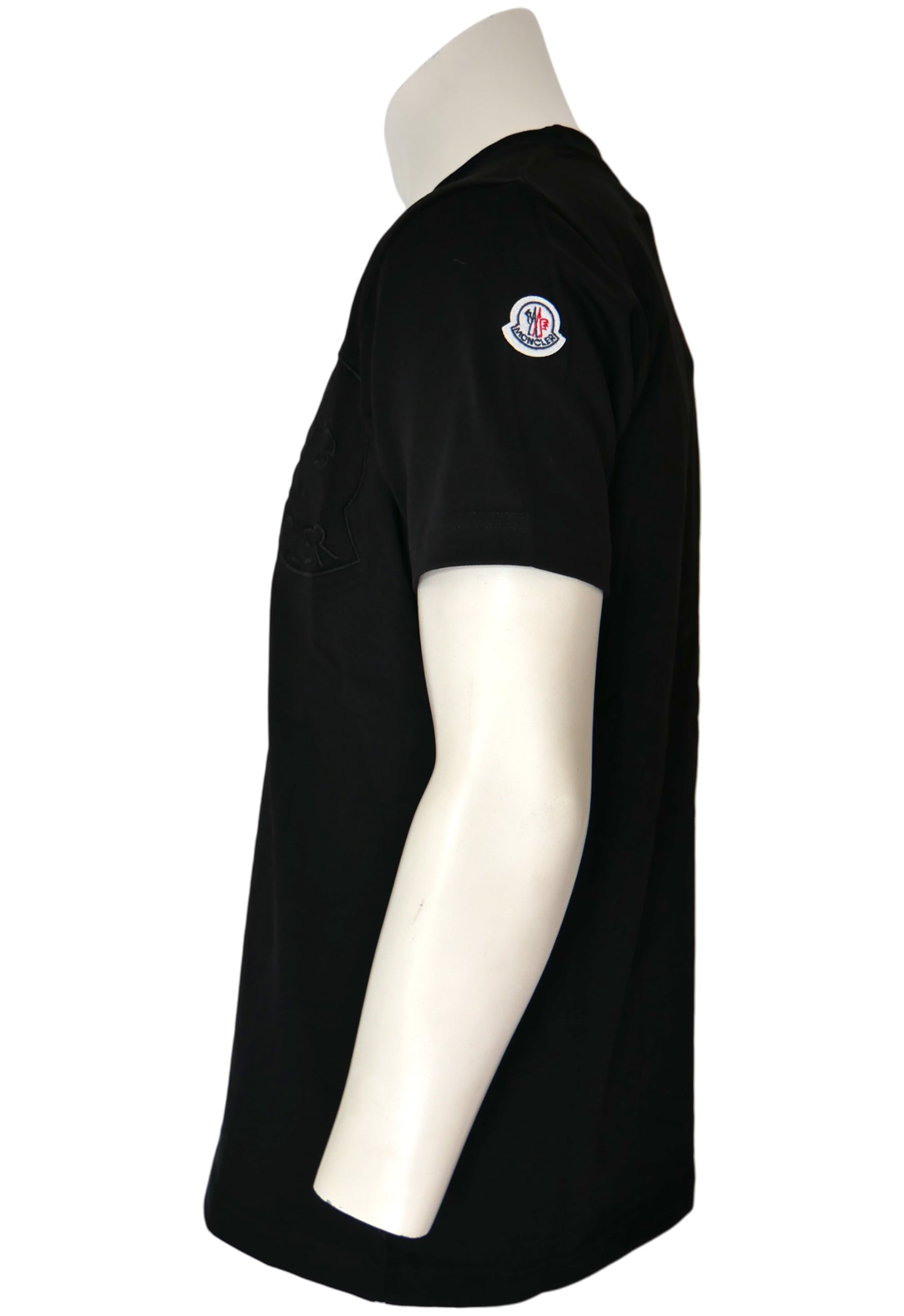 Moncler T-Shirt in Schwarz, dezente Ausführung