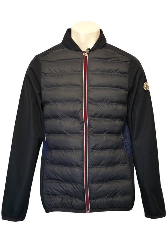 Moncler Herren Thermo-Hybridjacke Blau