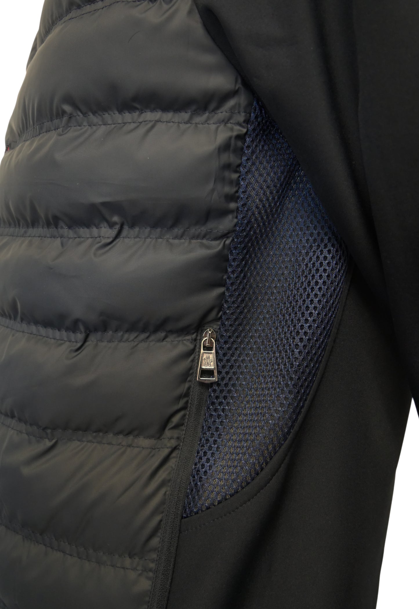 Moncler Herren Thermo-Hybridjacke Blau