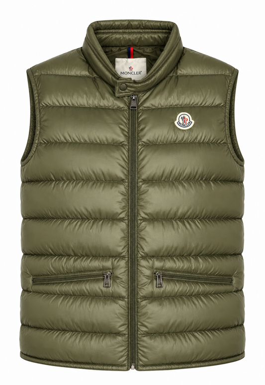 Moncler Men's Green Vest