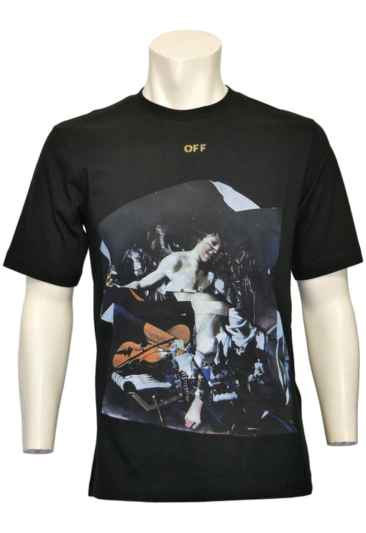 Off-White Herren T-Shirt Schwarz