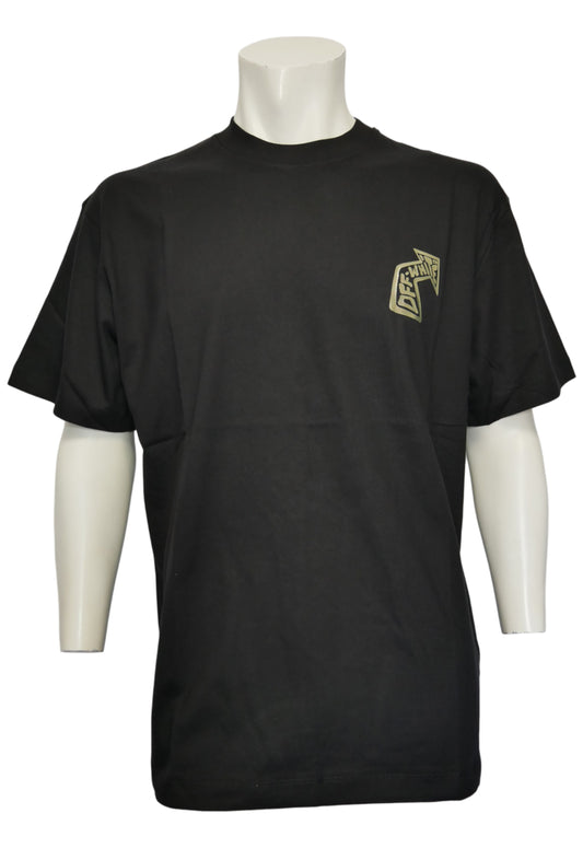 Off-White Herren Oversized T-Shirt Schwarz