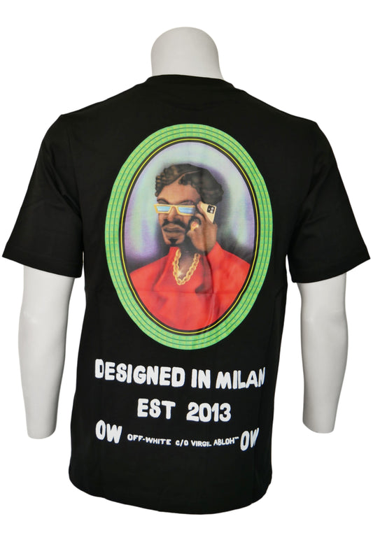 Off-White Herren T-Shirt Schwarz