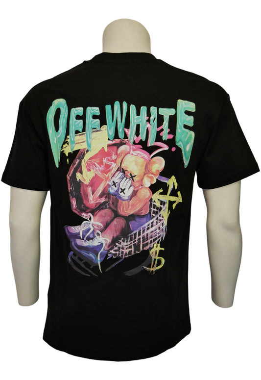 Off-White Heren T-shirt Zwart