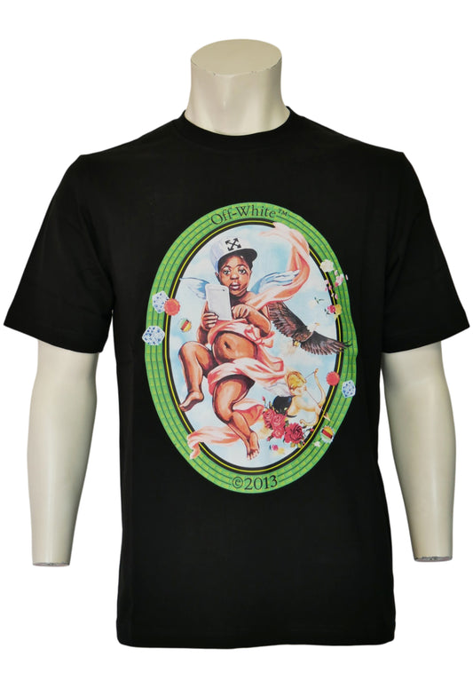 Off-White Herren T-Shirt Schwarz