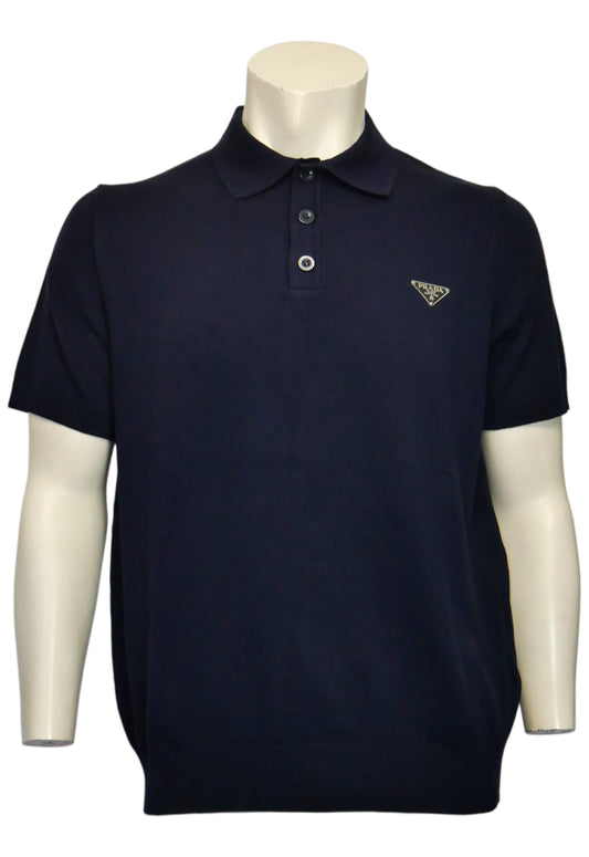 Prada Herren Poloshirt Blau