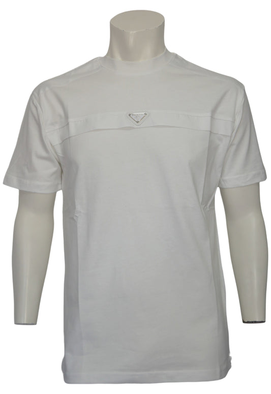Prada Herren T-Shirt Weiß