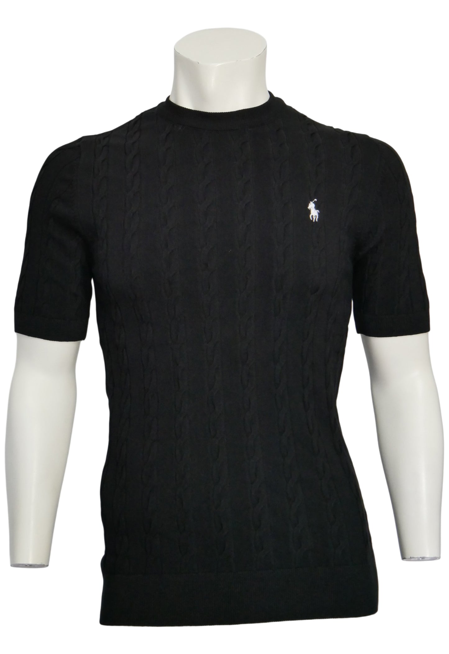 Ralph Lauren T-shirt in maglia da uomo Nero