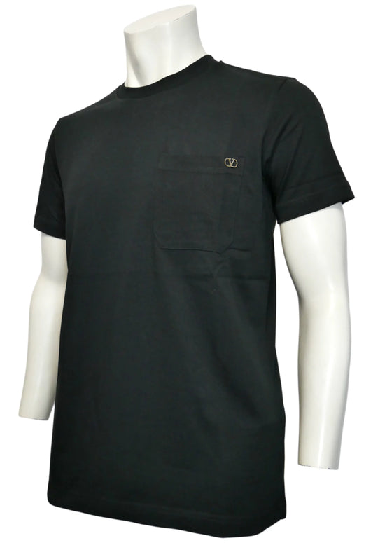 Valentino Herren T-Shirt Schwarz - Original Designer Marken Outlet - Salvin Store