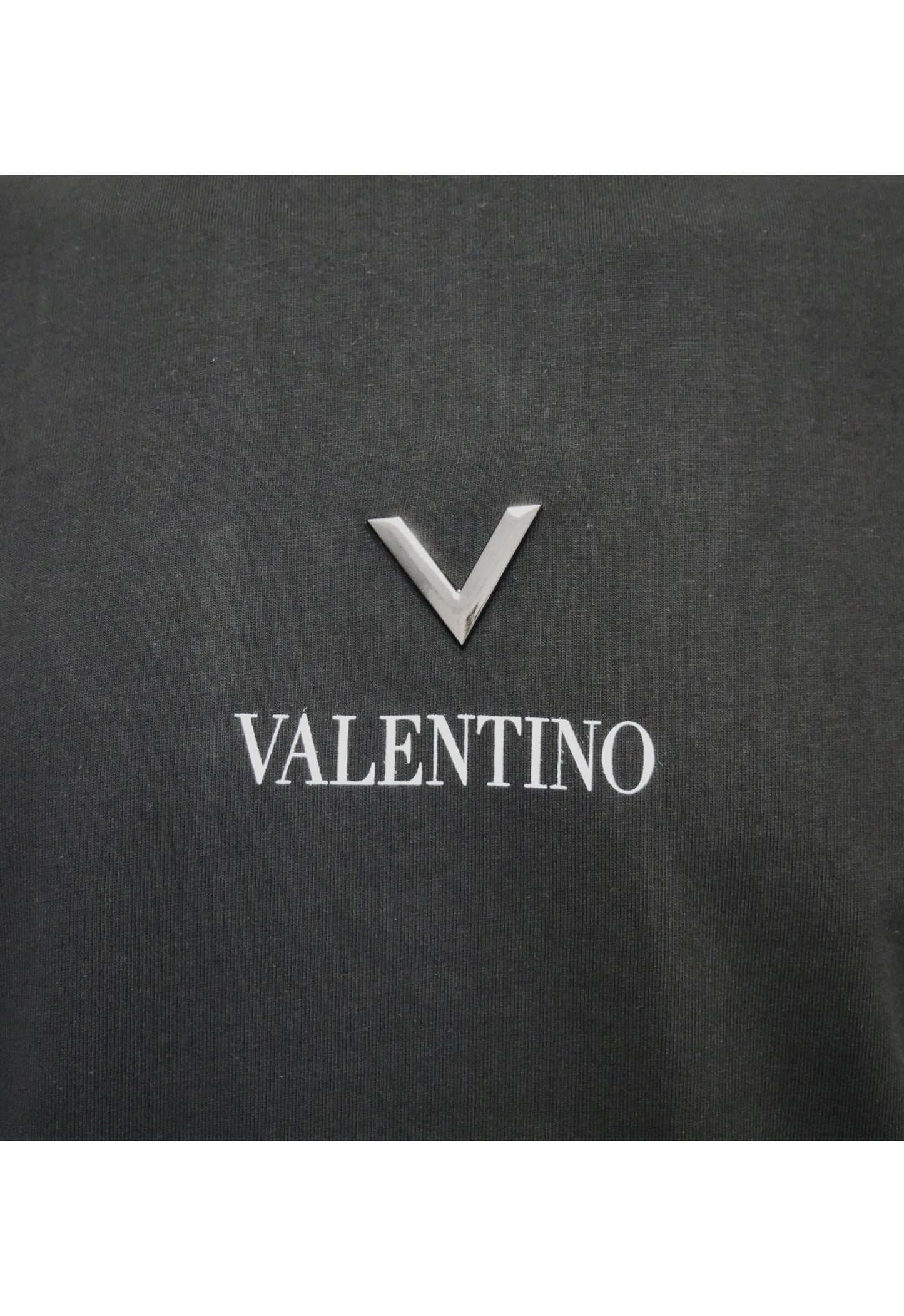 Valentino T-Shirt in Navy, schlichtes Design
