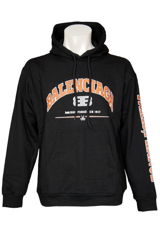Balenciaga Herren Hoodie Kapuzenpullover – Vorderansicht