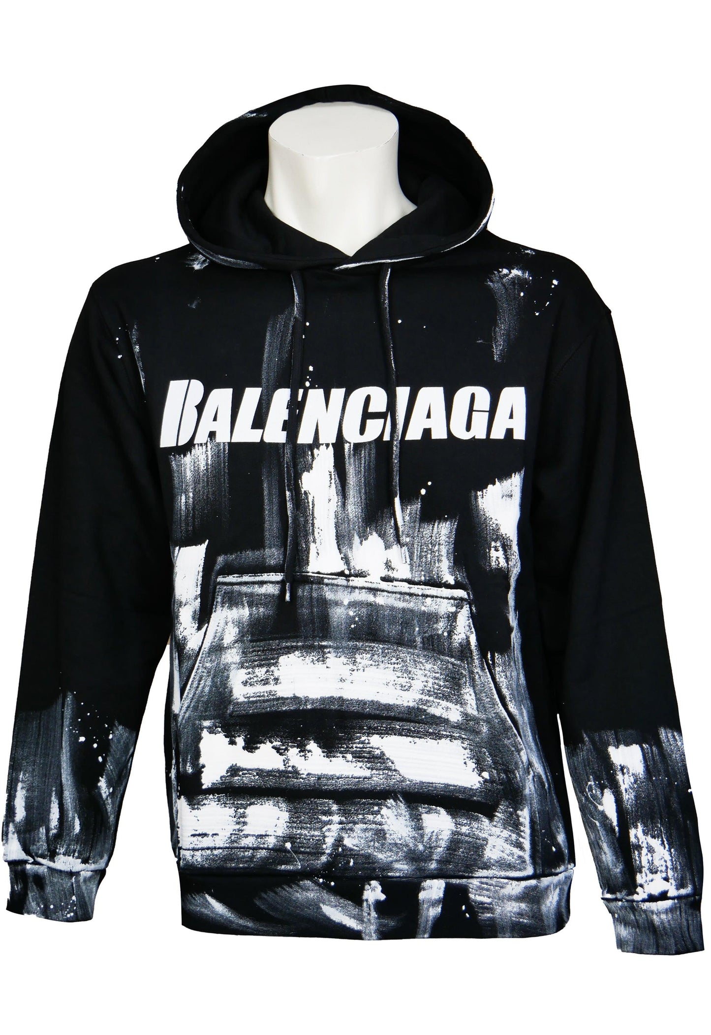 Balenciaga Herren Hoodie Kapuzenpullover – Vorderansicht