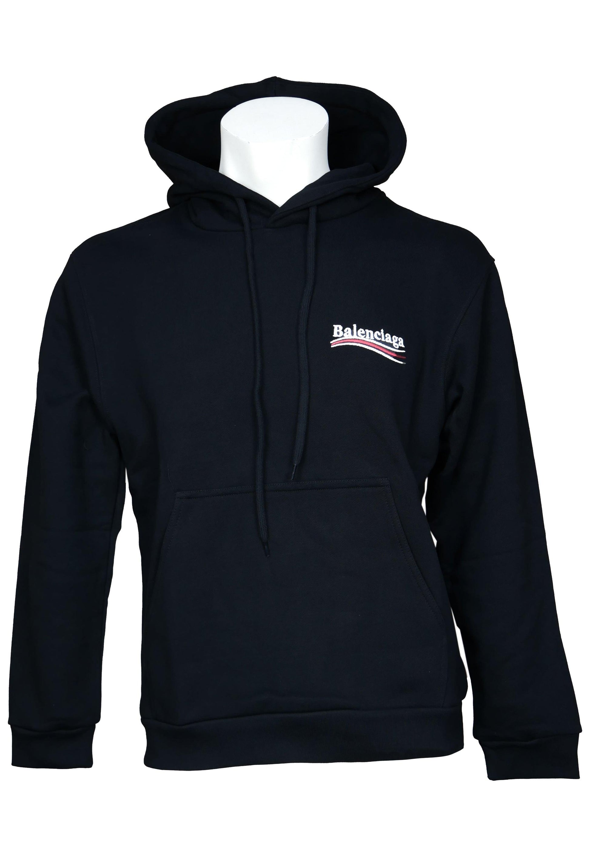 Balenciaga Herren Hoodie Kapuzenpullover, – Vorderansicht