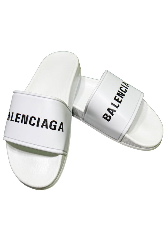 Balenciaga Herren Badelatschen – Vorderansicht
