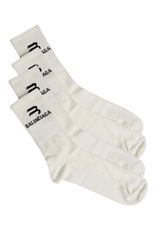 Balenciaga Herren Socken 4 Paar   40-46 – Vorderansicht