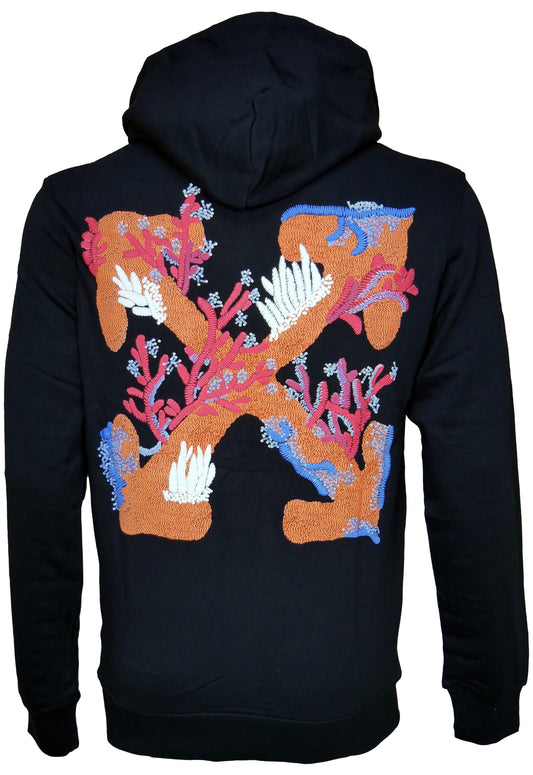 Off-White Herren Hoodie Kapuzenpullover – Vorderansicht