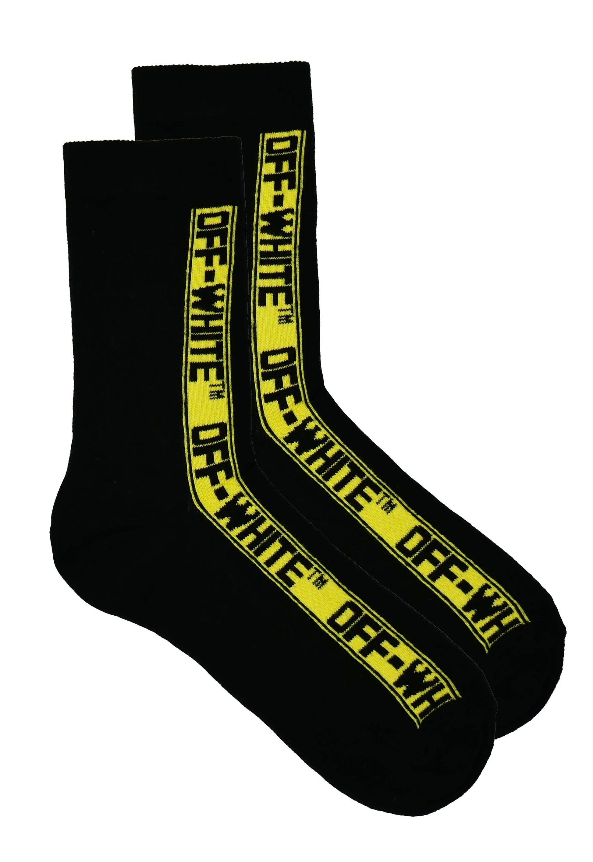Off-White Herren Socken 2 Paar   40-46 – Vorderansicht