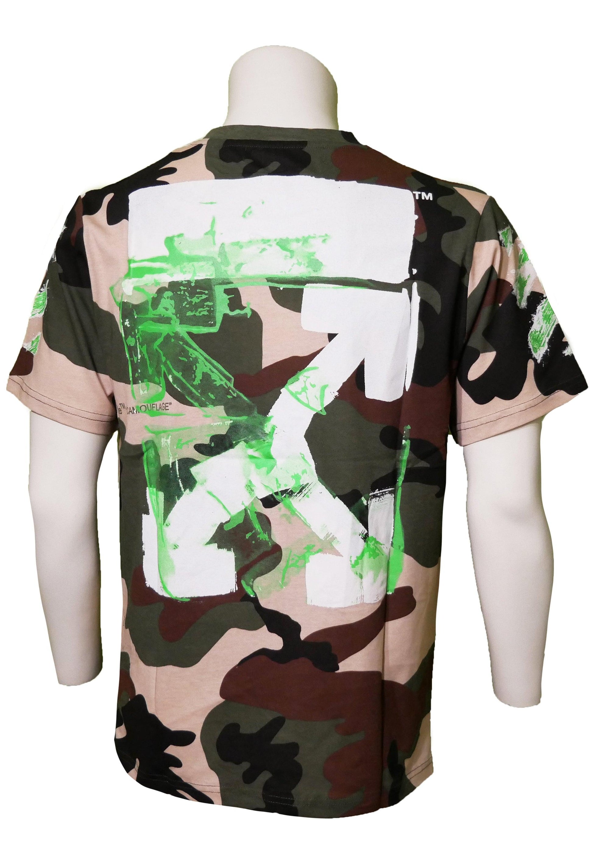 Off-White Camouflage T-Shirt - Salvin Store
