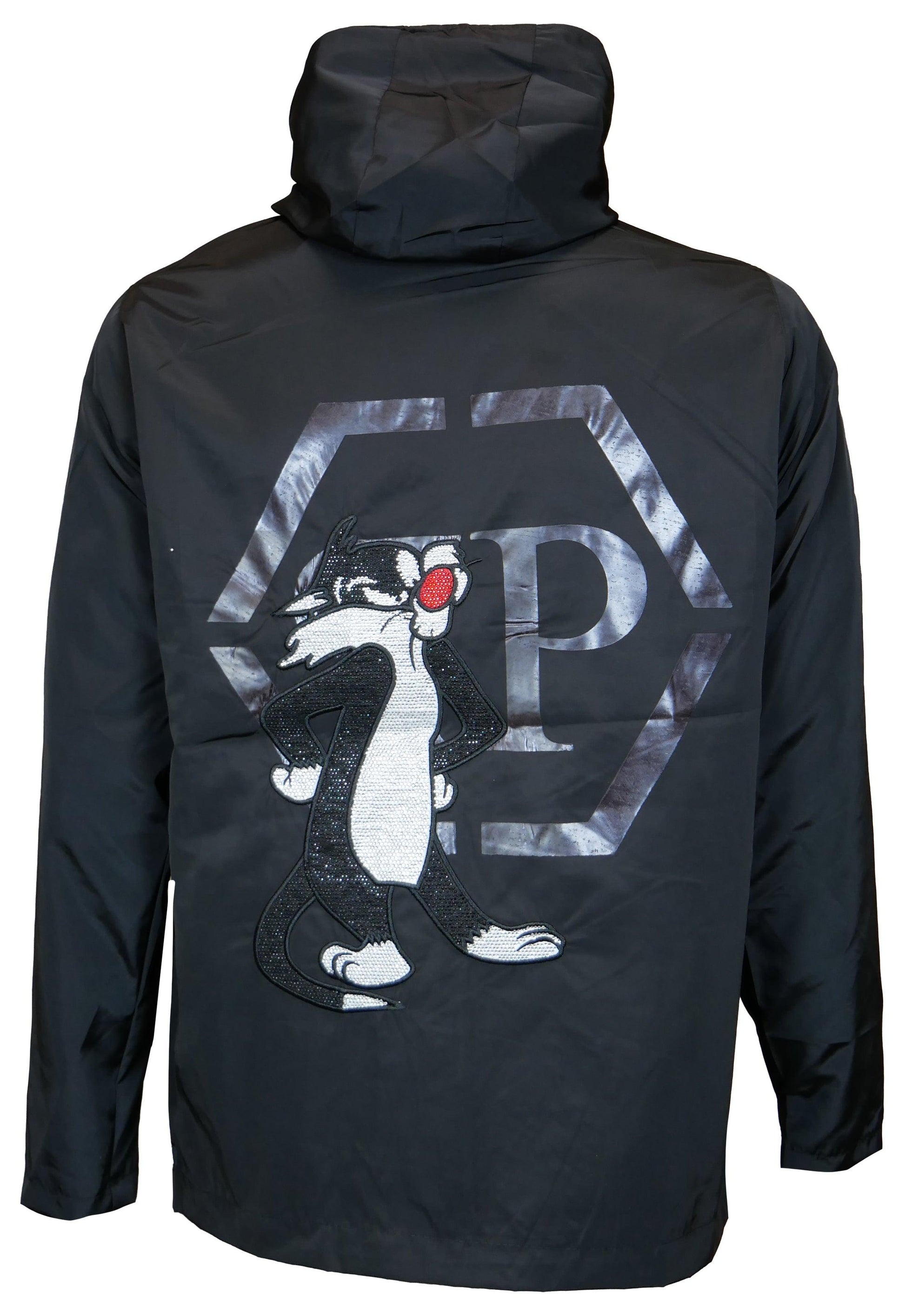Philipp Plein Herren Jacke Windjacke – Vorderansicht