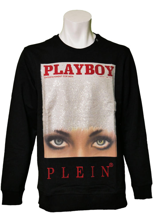 Philipp Plein Herren Pullover PlayBoy – Vorderansicht