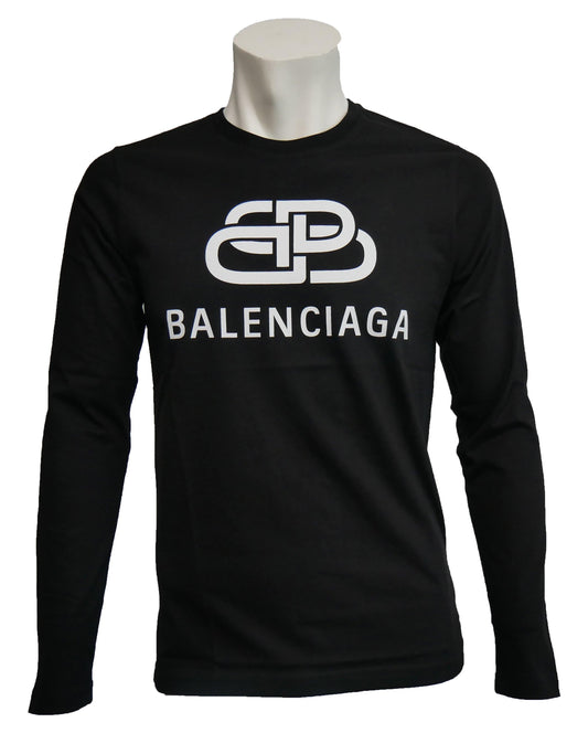 Balenciaga Herren T-Shirt Langarm – Vorderansicht