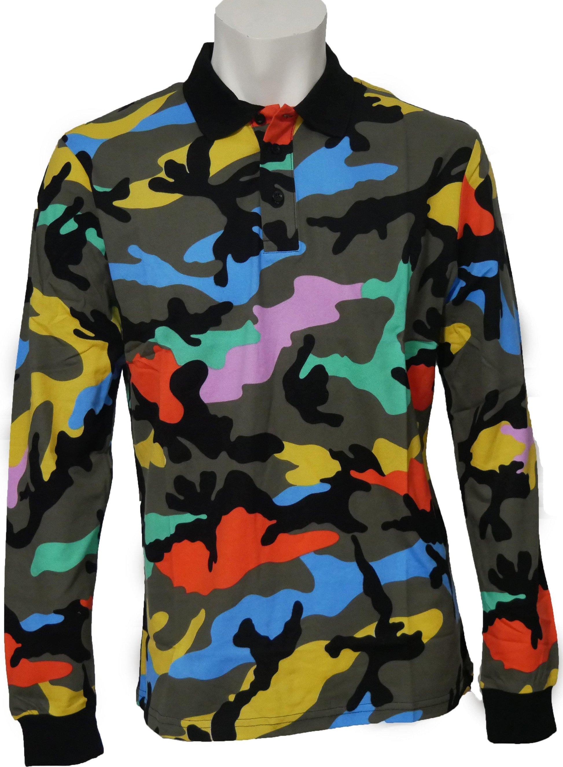 Valentino Herren Poloshirt Langarm – Vorderansicht